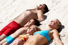 Het zonnebaden stock afbeelding Het zonnebaden stock afbeelding