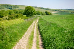 Het zuiden verslaat Manier Nationale Sleep in Sussex Zuidelijk Engeland het UK royalty-vrije stock afbeelding Het zuiden verslaat Manier Nationale Sleep in Sussex Zuidelijk Engeland het UK royalty-vrije stock afbeelding