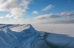 Heuveltjes op de kust van Baikal stock foto Heuveltjes op de kust van Baikal stock foto