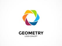 Hexágono Logo Template Muestra creativa o símbolo del vector del círculo moderno del extracto Elemento geométrico del diseño libre illustration Hexágono Logo Template Muestra creativa o símbolo del vector del círculo moderno del extracto Elemento geométrico del diseño libre illustration