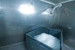 Hielo industrial fotografía de archivo Hielo industrial fotografía de archivo