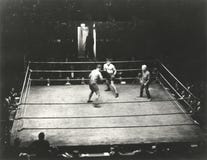 High angle view of boxing match Royalty Free Stock Photography High angle view of boxing match Royalty Free Stock Photography