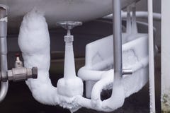 High pressure valve. valve. nitrogen. frozen. cold. industry. stock image High pressure valve. valve. nitrogen. frozen. cold. industry. stock image