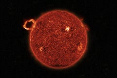 High Quality 3D illustration of Solar Flares royalty free illustration High Quality 3D illustration of Solar Flares royalty free illustration