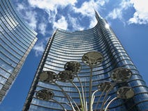 High skyscrapers in Milan stock photography High skyscrapers in Milan stock photography