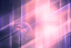 High technology big flat screen with glowing surfaces and earth vector illustration High technology big flat screen with glowing surfaces and earth vector illustration