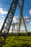 High voltage construction stock image High voltage construction stock image