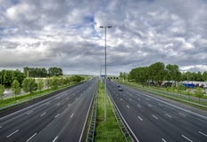 Highway in Holland. stock image Highway in Holland. stock image