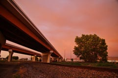 Highway Overpass Stock Images
