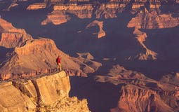 Hike na garganta grande imagens de stock royalty free Hike na garganta grande imagens de stock royalty free