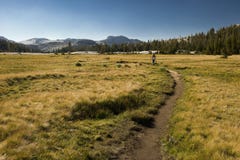 Hiking Through The Yosemite National Park Stock Photos Hiking Through The Yosemite National Park Stock Photos
