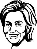 Hillary Clinton/eps Royalty Free Stock Image Hillary Clinton/eps Royalty Free Stock Image