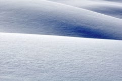 Hills With Snow Royalty Free Stock Photos