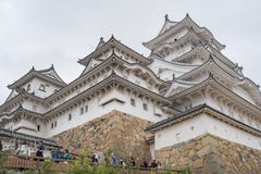 Himeji Castle στην Ιαπωνία, αποκαλούμενη επίσης άσπρο κάστρο ερωδιών στοκ εικόνα με δικαίωμα ελεύθερης χρήσης Himeji Castle στην Ιαπωνία, αποκαλούμενη επίσης άσπρο κάστρο ερωδιών στοκ εικόνα με δικαίωμα ελεύθερης χρήσης