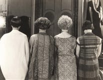 Hintere Ansicht von Frauen stockfoto Hintere Ansicht von Frauen stockfoto