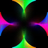 Hintergrund, Beschaffenheit, Abstraktion Farbiger Punktrahmen wird auf schwarzem Hintergrund isoliert n vektor abbildung Hintergrund, Beschaffenheit, Abstraktion Farbiger Punktrahmen wird auf schwarzem Hintergrund isoliert n vektor abbildung