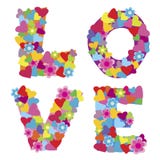 Hintergrund mit der Wort Liebe vektor abbildung Hintergrund mit der Wort Liebe vektor abbildung