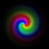 Hintergrund von farbigen Bällen in Form einer Spirale lizenzfreie abbildung Hintergrund von farbigen Bällen in Form einer Spirale lizenzfreie abbildung