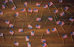 Hintergrund von mini amerikanischen USA-Flaggen stockfoto Hintergrund von mini amerikanischen USA-Flaggen stockfoto