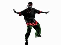 Hip hop acrobatic break dancer breakdancing young man silhouette Stock Image Hip hop acrobatic break dancer breakdancing young man silhouette Stock Image