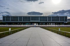 The Hiroshima Peace Memorial Museum stock photography The Hiroshima Peace Memorial Museum stock photography