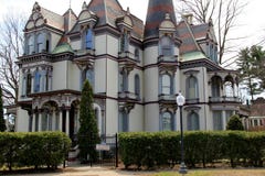 Historic Batcheller Mansion Inn,Saratoga,Ny,2014 Royalty Free Stock Images Historic Batcheller Mansion Inn,Saratoga,Ny,2014 Royalty Free Stock Images