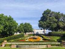 Historic Modesto Flower Clock Garden Stock Photo Image Of