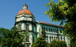 Historic Yangon Division Court Stock Photos Historic Yangon Division Court Stock Photos