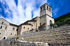 Historical Palaces In Gubbio Royalty Free Stock Images