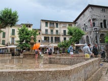 Historical town part of Soller (Mallorca, Spain) royalty free stock image Historical town part of Soller (Mallorca, Spain) royalty free stock image