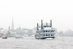 Historical Vessel Floating On Hamburg River Royalty Free Stock Image Historical Vessel Floating On Hamburg River Royalty Free Stock Image
