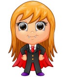 Historieta feliz de Drácula en el fondo blanco stock de ilustración Historieta feliz de Drácula en el fondo blanco stock de ilustración
