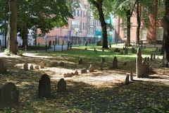 Historischer Getreidespeicher-Friedhof in Boston, MA lizenzfreie stockfotografie Historischer Getreidespeicher-Friedhof in Boston, MA lizenzfreie stockfotografie