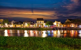 Historisk stad av Hoi An i Vietnam fotografering för bildbyråer Historisk stad av Hoi An i Vietnam fotografering för bildbyråer