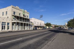 Historiska Kingman Arizona på USA Route 66 fotografering för bildbyråer Historiska Kingman Arizona på USA Route 66 fotografering för bildbyråer