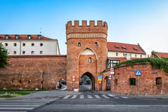 Historiskt brotorn i Torun, Polen arkivfoto Historiskt brotorn i Torun, Polen arkivfoto