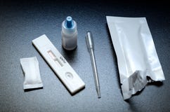 Hiv testa set zdjęcia stock Hiv testa set zdjęcia stock