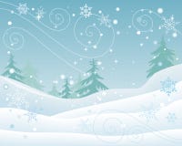 Hiver Forest Landscape Flat Design Vector illustration de vecteur Hiver Forest Landscape Flat Design Vector illustration de vecteur