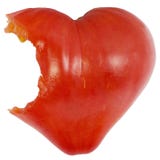 Hjärtaformtomat Arkivbild Hjärtaformtomat Arkivbild