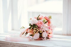 Hochzeitsblumen, Brautblumenstraußnahaufnahme lizenzfreie stockbilder Hochzeitsblumen, Brautblumenstraußnahaufnahme lizenzfreie stockbilder