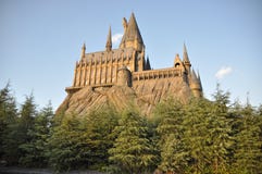 Hogwartsschool in USJ stock afbeelding Hogwartsschool in USJ stock afbeelding