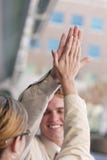 Hohe fünf lizenzfreies stockfoto Hohe fünf lizenzfreies stockfoto