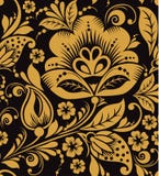 Hohloma Floral Pattern Royalty Free Stock Photo Hohloma Floral Pattern Royalty Free Stock Photo