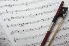 Hoja de música del violín imagen de archivo Hoja de música del violín imagen de archivo
