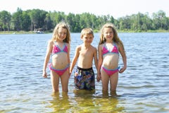Holding Hands With Twins Royalty Free Stock Photography Holding Hands With Twins Royalty Free Stock Photography