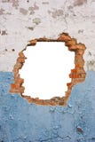 Hole Brick Wall Stock Images