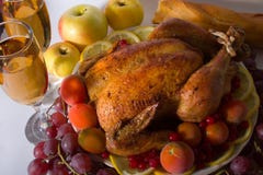 Holiday Dinner Royalty Free Stock Photography Holiday Dinner Royalty Free Stock Photography