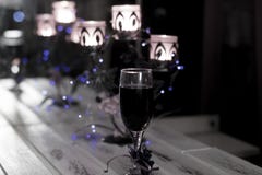 Holiday. Lights and candles. A fun event stock photos Holiday. Lights and candles. A fun event stock photos