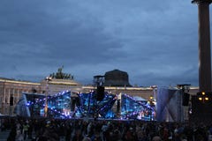 Holiday Scarlet sails in St. Petersburg on Dvortsovoy Square in 2017 royalty free stock photo Holiday Scarlet sails in St. Petersburg on Dvortsovoy Square in 2017 royalty free stock photo