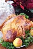 Holiday Turkey Dinner royalty free stock photography Holiday Turkey Dinner royalty free stock photography